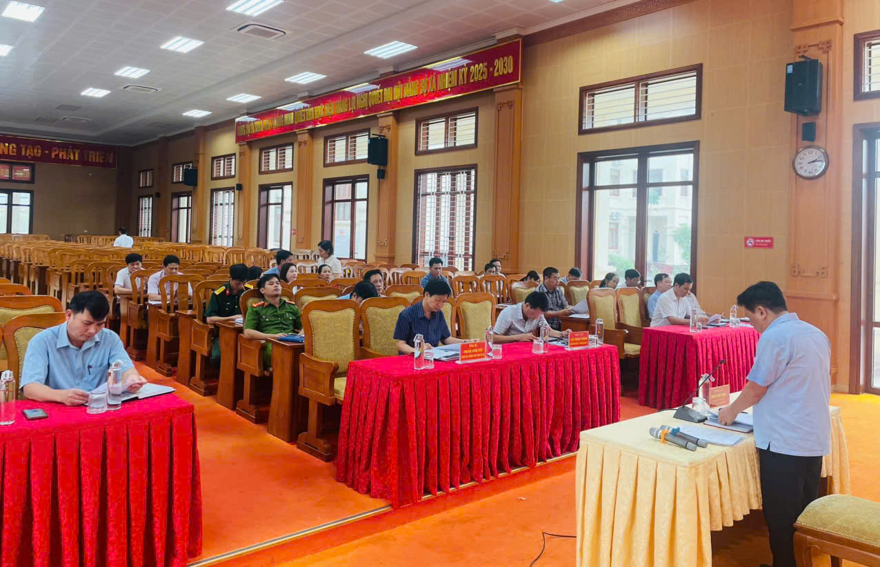 BAN CHẤP HÀNH ĐẢNG BỘ XÃ HỒNG MINH TỔ CHỨC HỘI NGHỊ BAN CHẤP HÀNH ĐẢNG BỘ XÃ