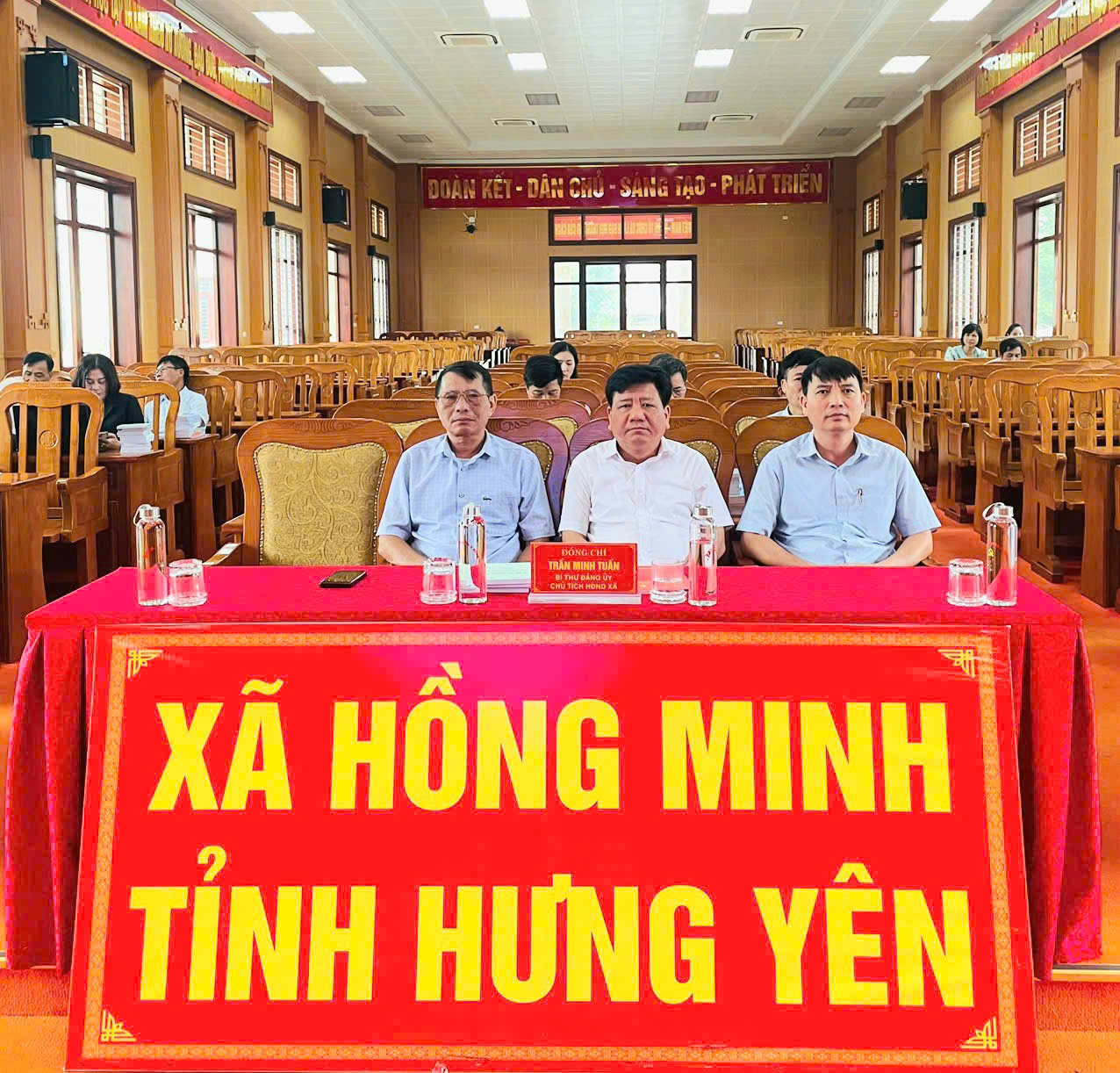 HỒNG MINH THAM DỰ TẬP HUẤN NGHIỆP VỤ VĂN THƯ, LƯU TRỮ VÀ BẢO VỆ BÍ MẬT NHÀ NƯỚC
