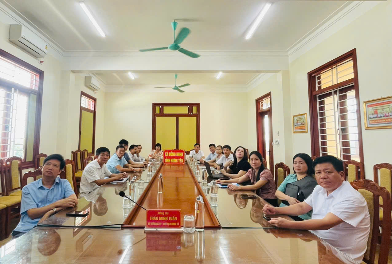 ĐẢNG ỦY XÃ HỒNG MINH THAM DỰ HỘI NGHỊ BÁO CÁO VIÊN TRUNG ƯƠNG THÁNG 9/2026