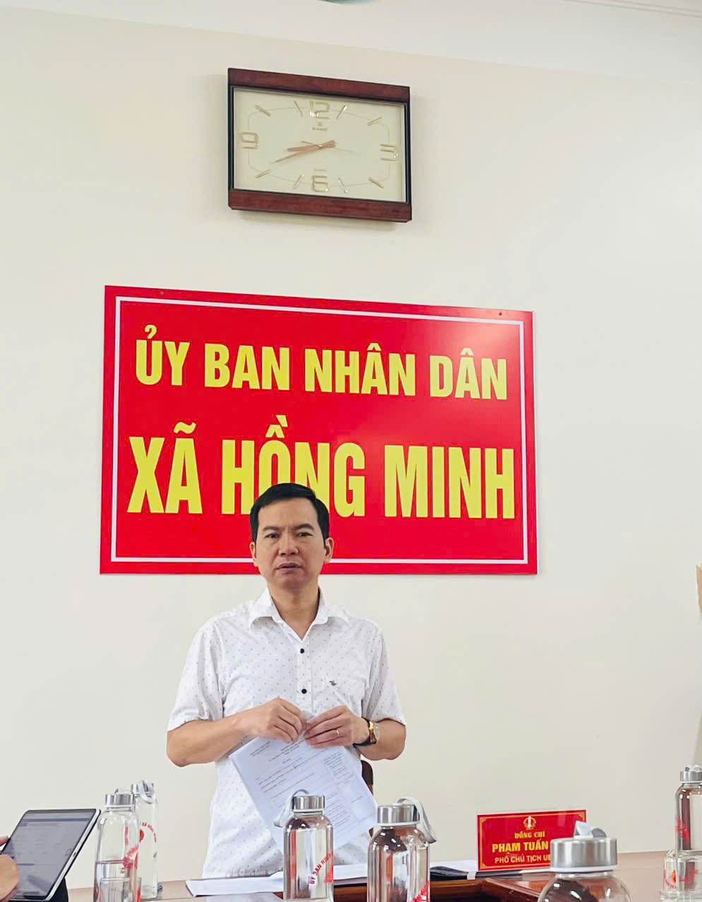UBND XÃ HỒNG MINH TRIỂN KHAI TỔ CHỨC LỄ HỘI TRUYỀN THỐNG ĐỀN TRẦN THÁI LĂNG - HÀNH CUNG LỖ GIANG NĂM 2026
