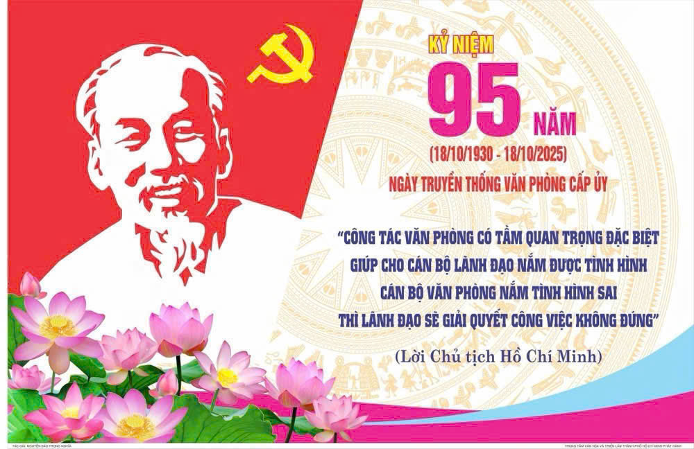 KỶ NIỆM 95 NĂM NGÀY TRUYỀN THỐNG VĂN PHÒNG CẤP ỦY (18/10/1930 – 18/10/2025)
