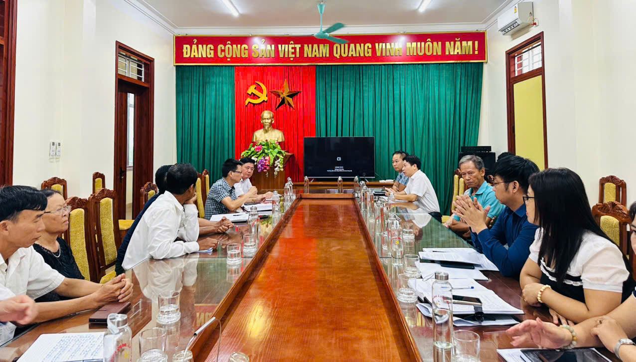Hồng Minh họp triển khai một số nội dung liên quan đến công tác GPMB thực hiện dự án đầu tư xây dựng tuyến đường Thái Bình - Hưng Yên