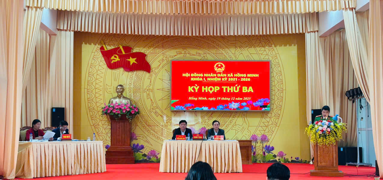 Kỳ họp thứ 3 HĐND xã khoá I, nhiệm kỳ 2021 - 2026