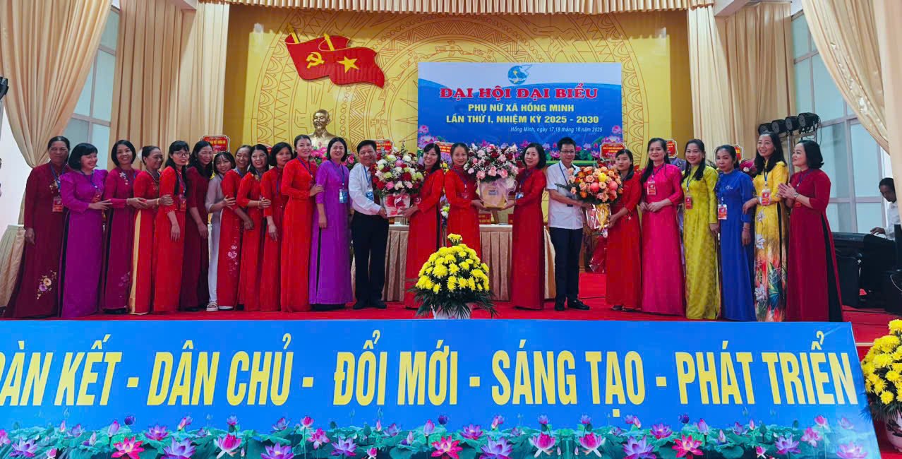 XÃ HỒNG MINH TỔ CHỨC THÀNH CÔNG ĐẠI HỘI ĐẠI BIỂU PHỤ NỮ LẦN THỨ NHẤT, NHIỆM KỲ 2025 – 2030