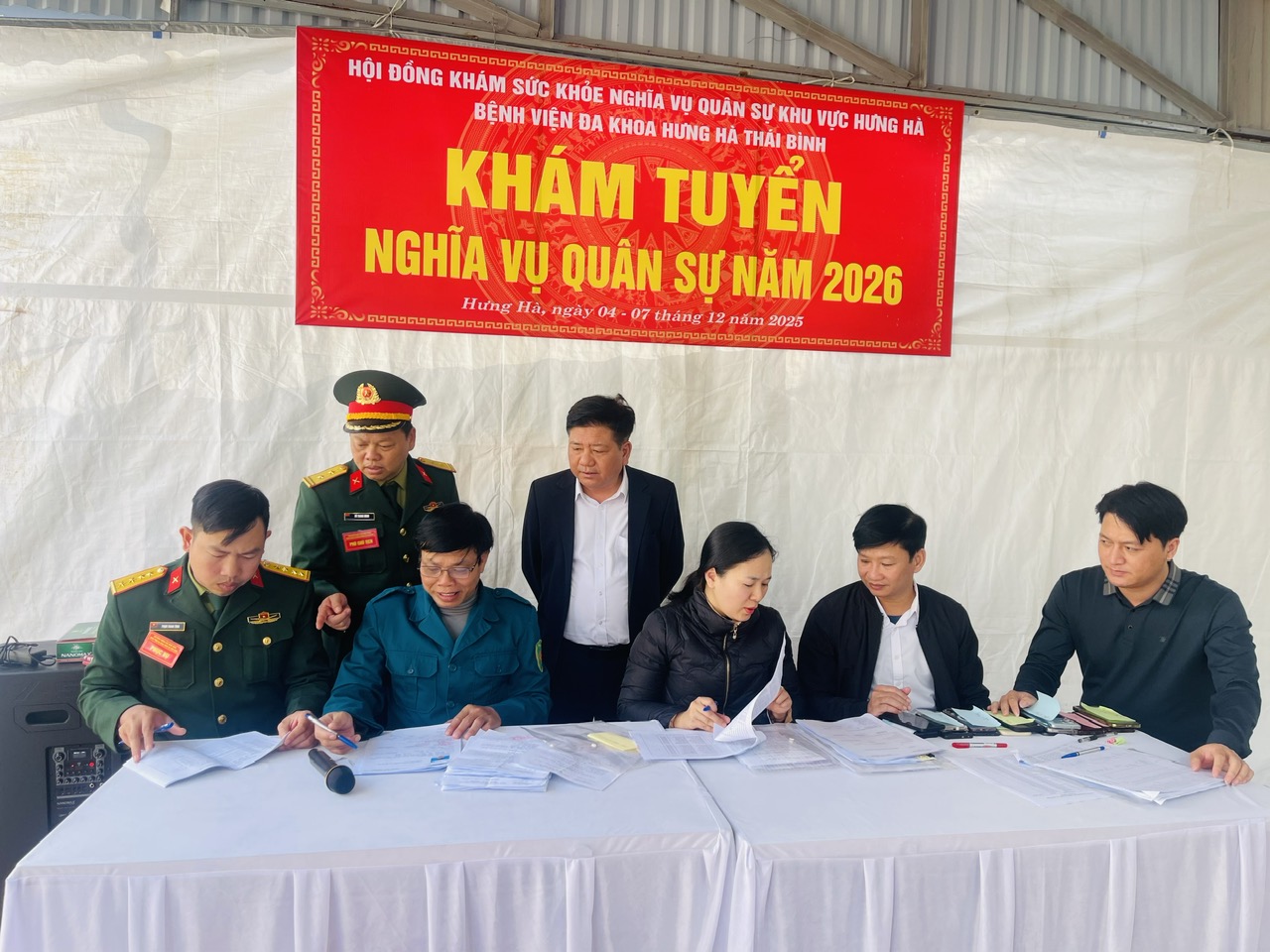 Xã Hồng Minh Khám tuyển sức khỏe nghĩa vụ quân sự năm 2026