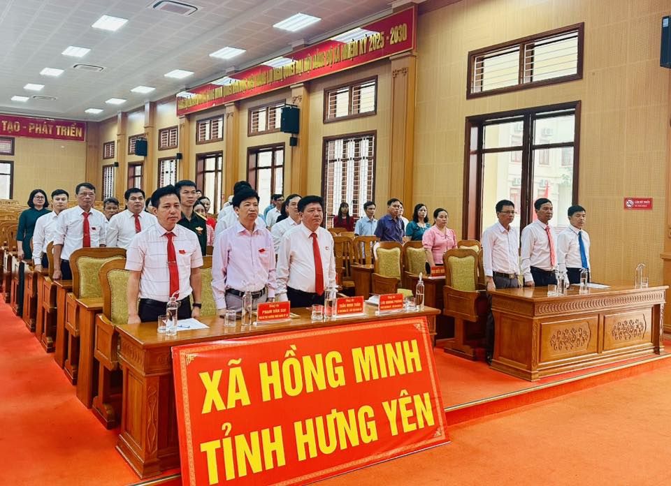 HĐND xã Hồng Minh: Tổ chức kỳ họp thứ Nhất, khóa II, nhiệm kỳ  2026 - 2031.