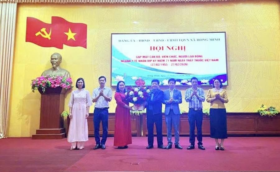 Hội nghị gặp mặt cán bộ, viên chức, người lao động ngành Y tế nhân dịp kỷ niệm 71 năm Ngày Thầy thuốc Việt Nam (27/2/1955 - 27/2/2026).