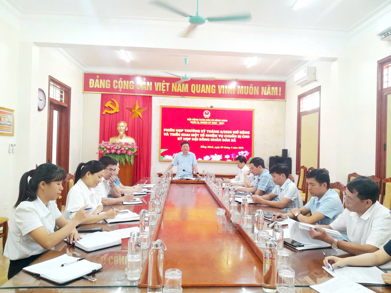Hội nghị giao ban Thường trực HĐND xã mở rộng, triển khai nhiệm vụ chuẩn bị kỳ họp HĐND xã